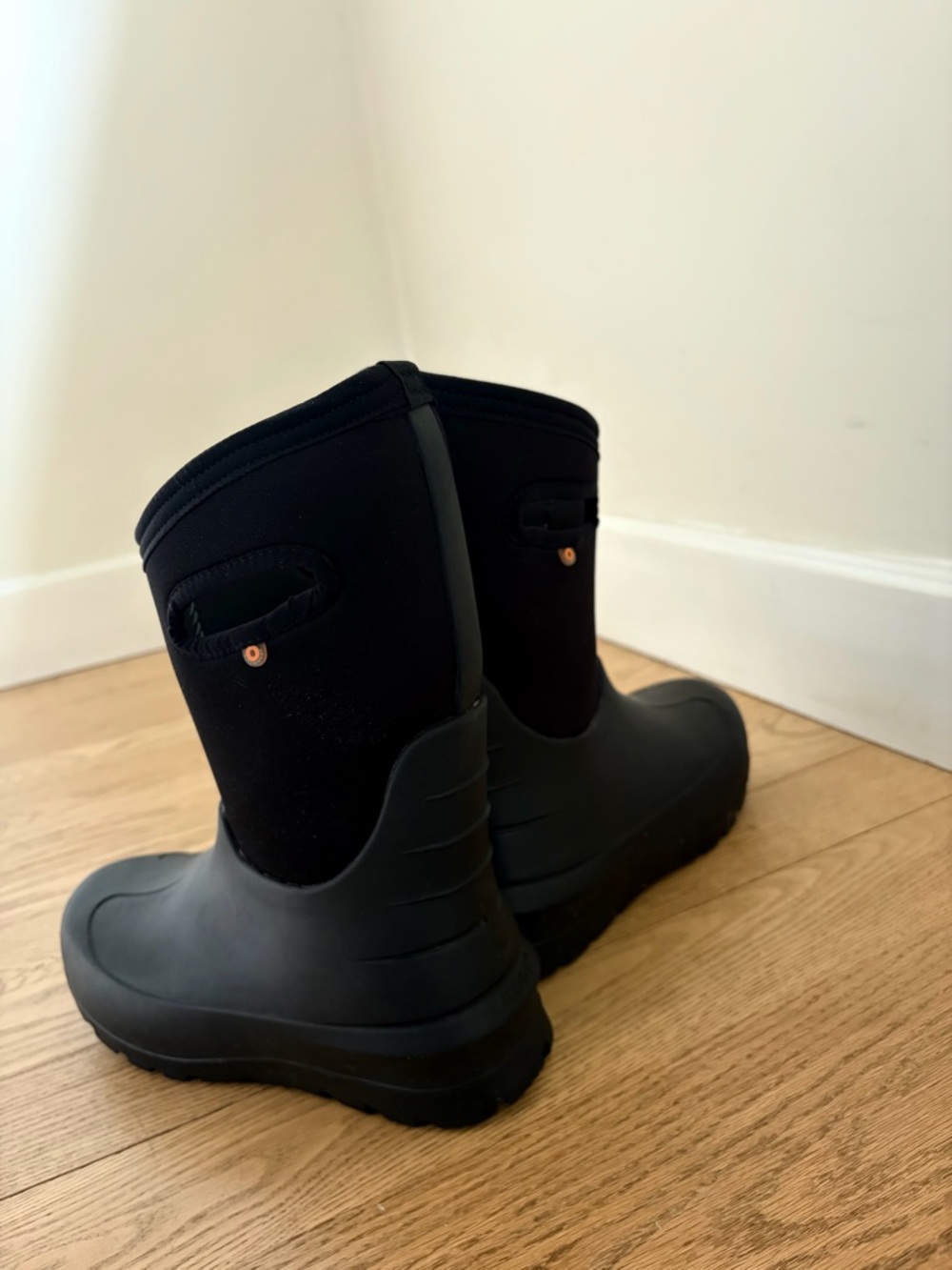 Bogs Kids Black Waterproof Pull-On Mid-Calf Boots - Picture 6 of 7